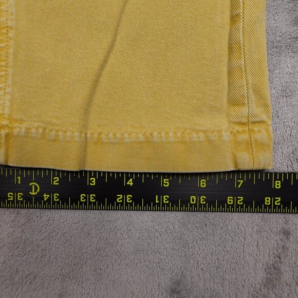 Paige jeans Colette Crop Flare women's 29 mustard gold - Picture 8 of 11